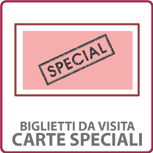 Biglietti da visita "Carte speciali"