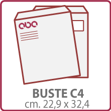 Buste ufficio cm. 22,9 x 32,4 ca.