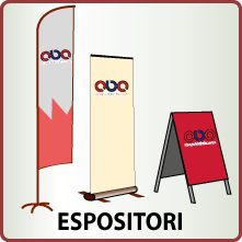 espositori, roll up