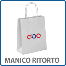 Shopper manico ritorto