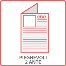 Pieghevoli a 2 ante