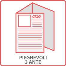 Pieghevoli a 3 ante