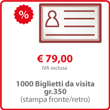 Promo Biglietti da visita classici